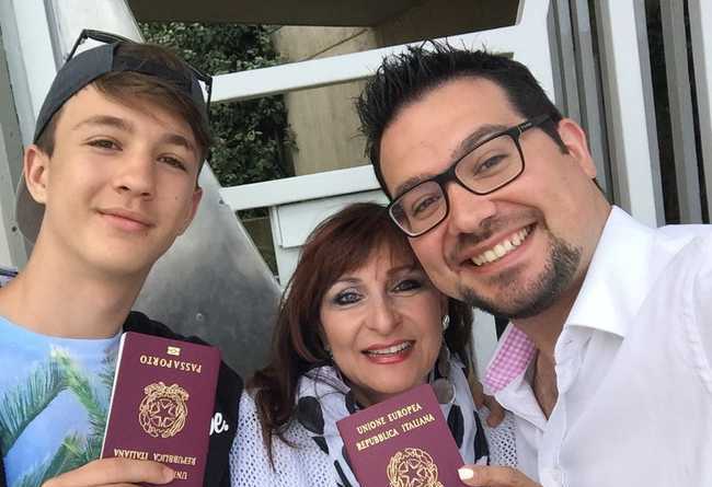 Italian Passport Happy Client